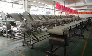 海參捕撈季將至，海參重量大小自動分級秤正緊密備貨中